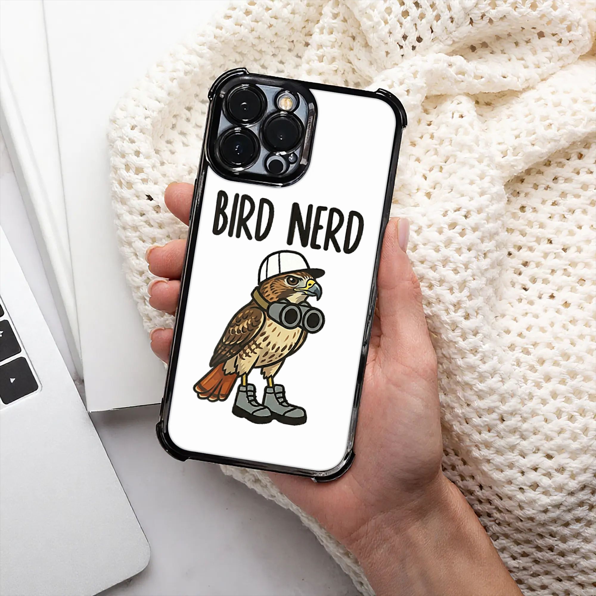 Funny Bird Nerd Watching Red T - đánh giá và giá Phone Cases Funny