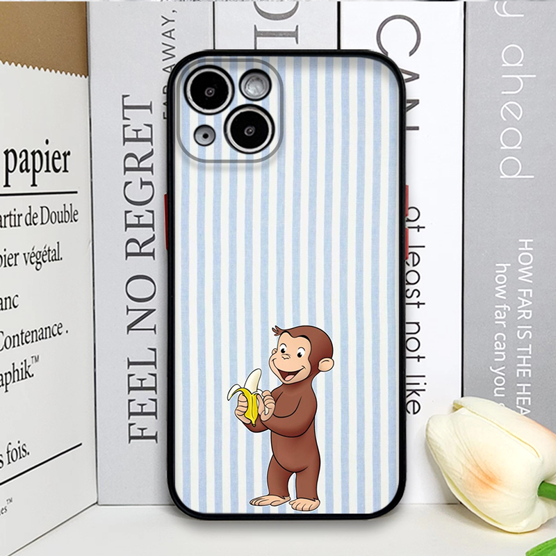 Cartoon Striped Monkey Holding - đánh giá và giá Phone Cases For Iphone 16